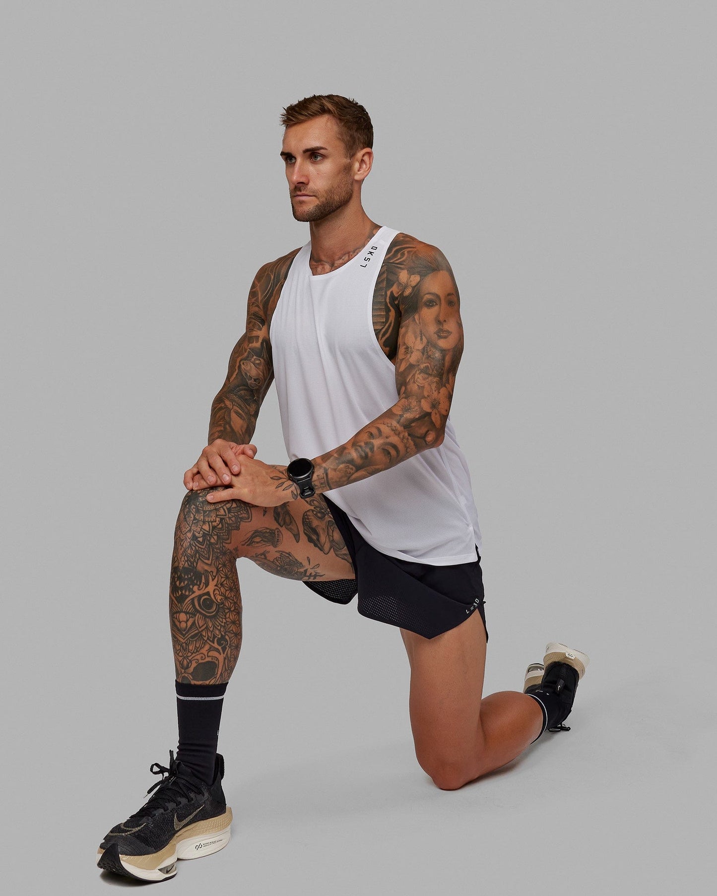 Race Day 3" Lined Running Shorts - Black