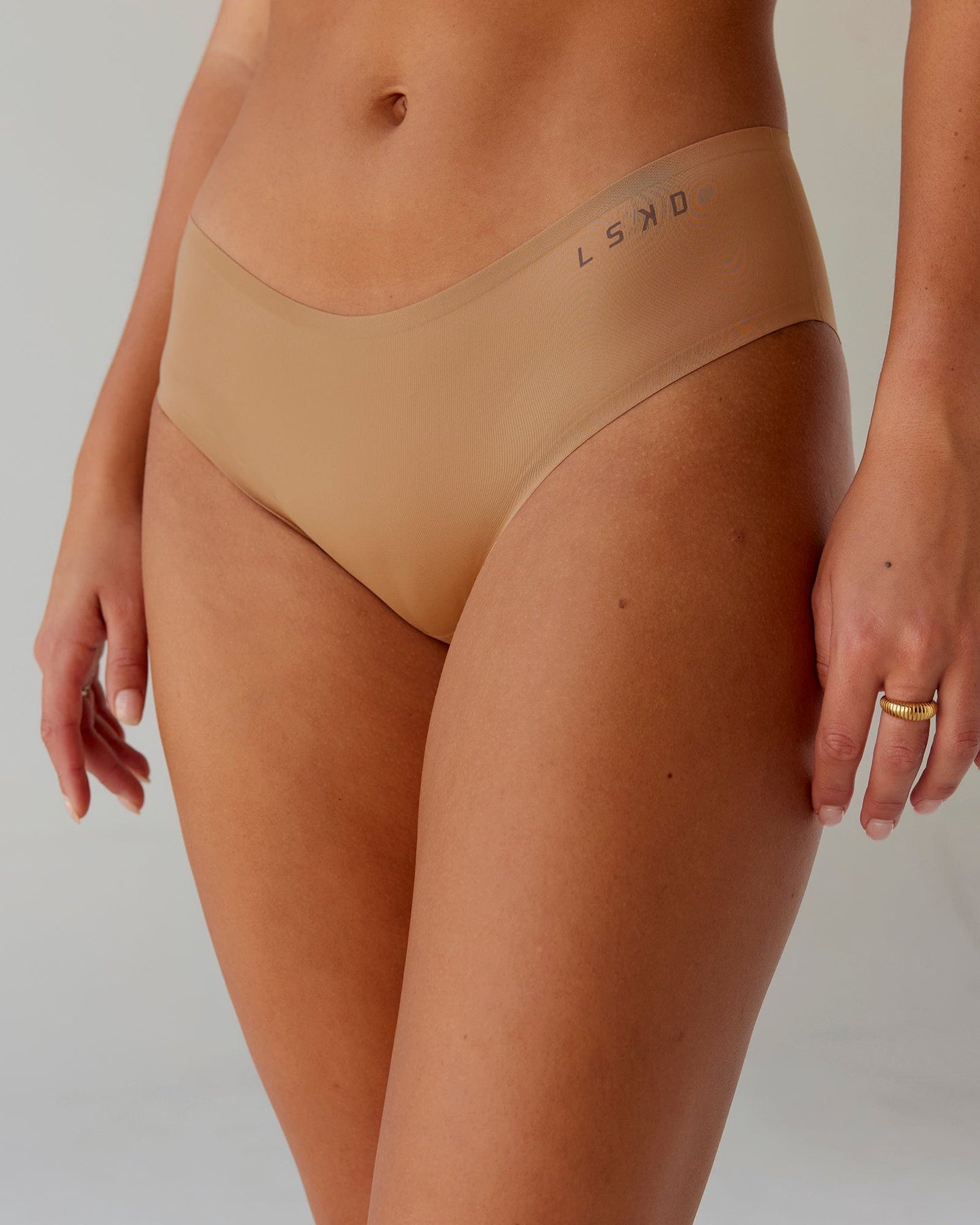Seamless Brief 3 Pack - Latte