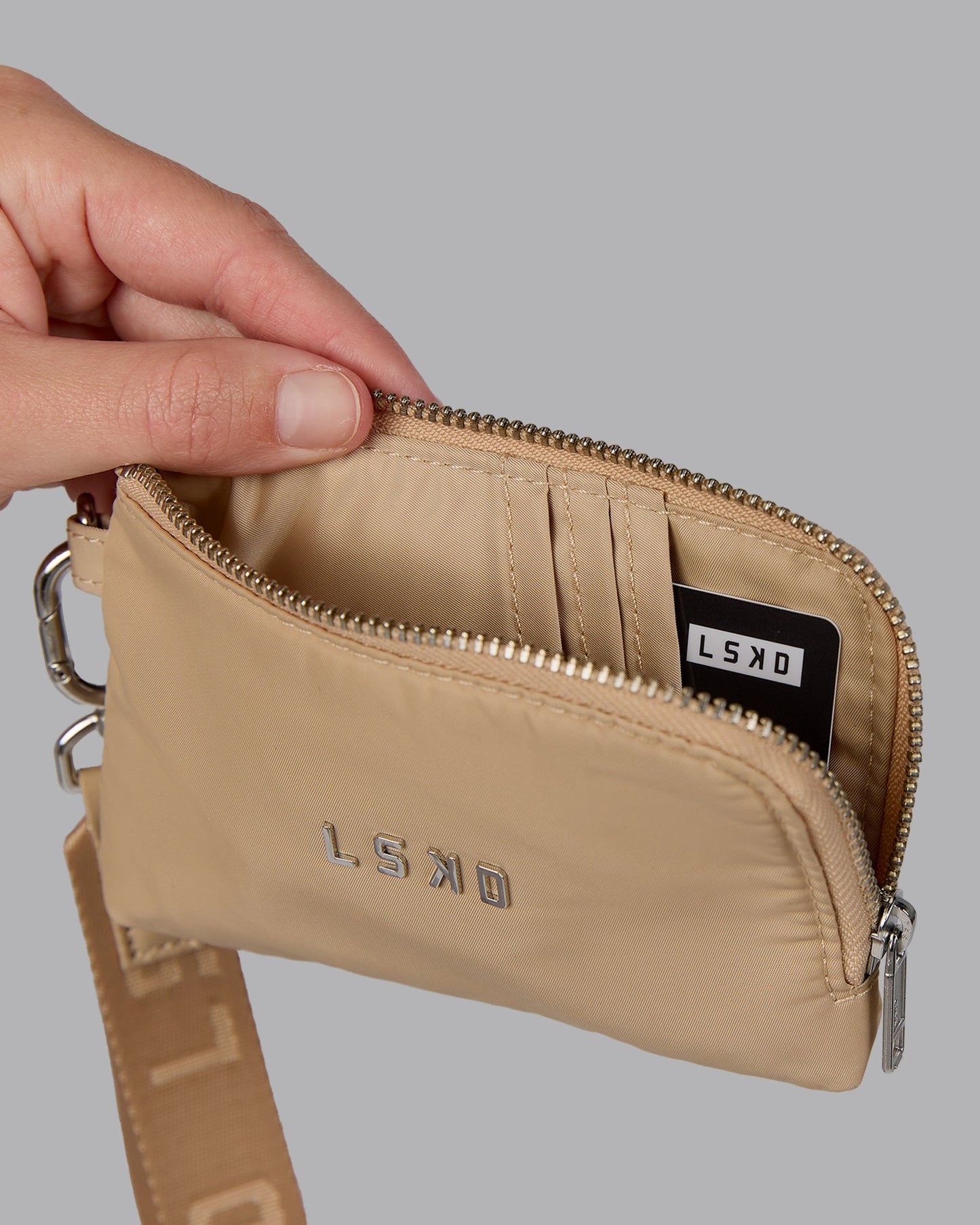 Go-To Wristlet Pouch - Oat Milk