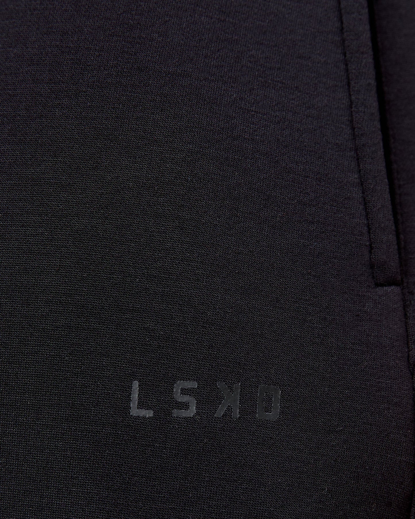 Woman wearing Elevate SoftTouch Wide Leg Pants - Black-Black