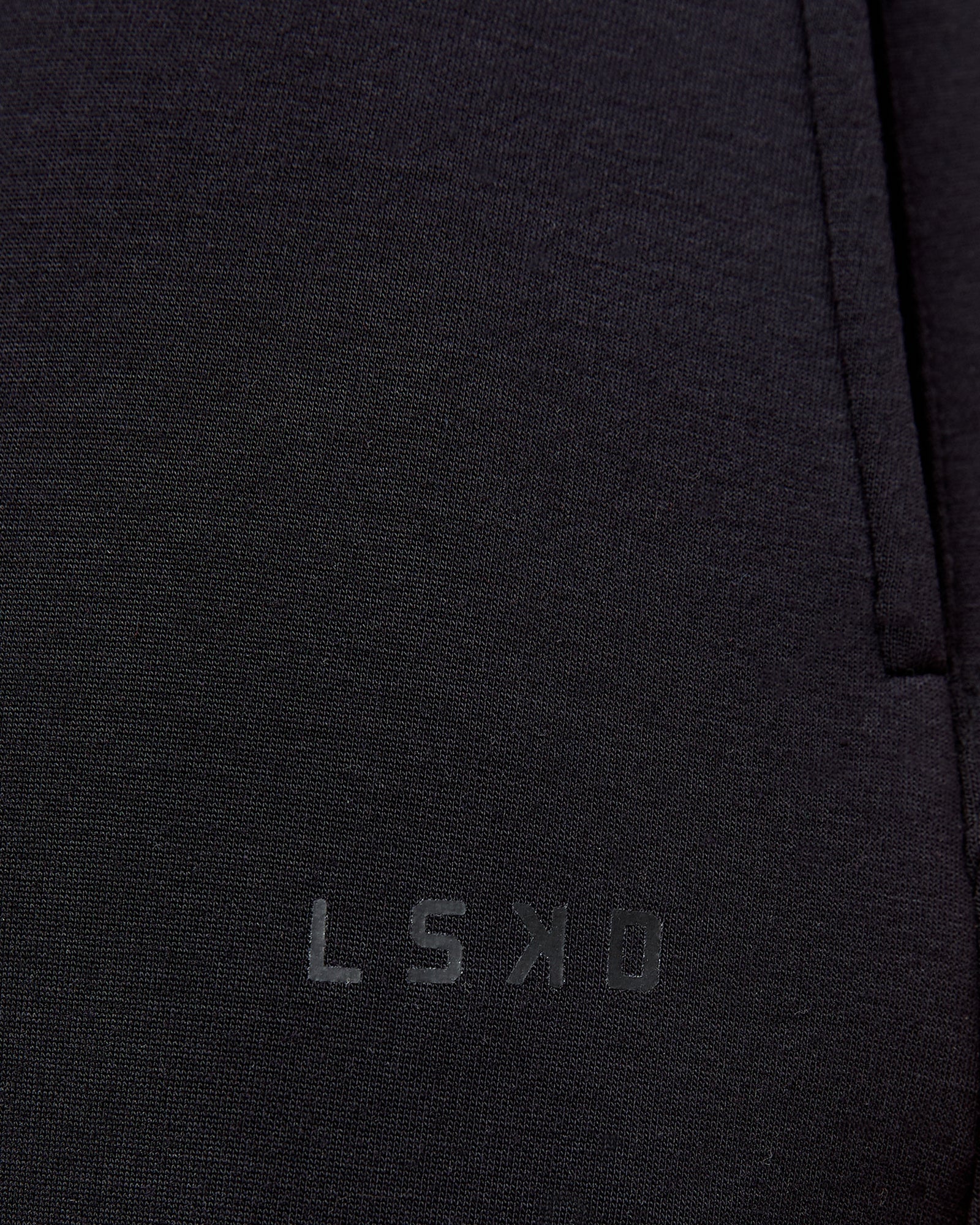 Woman wearing Elevate SoftTouch Wide Leg Pants - Black-Black