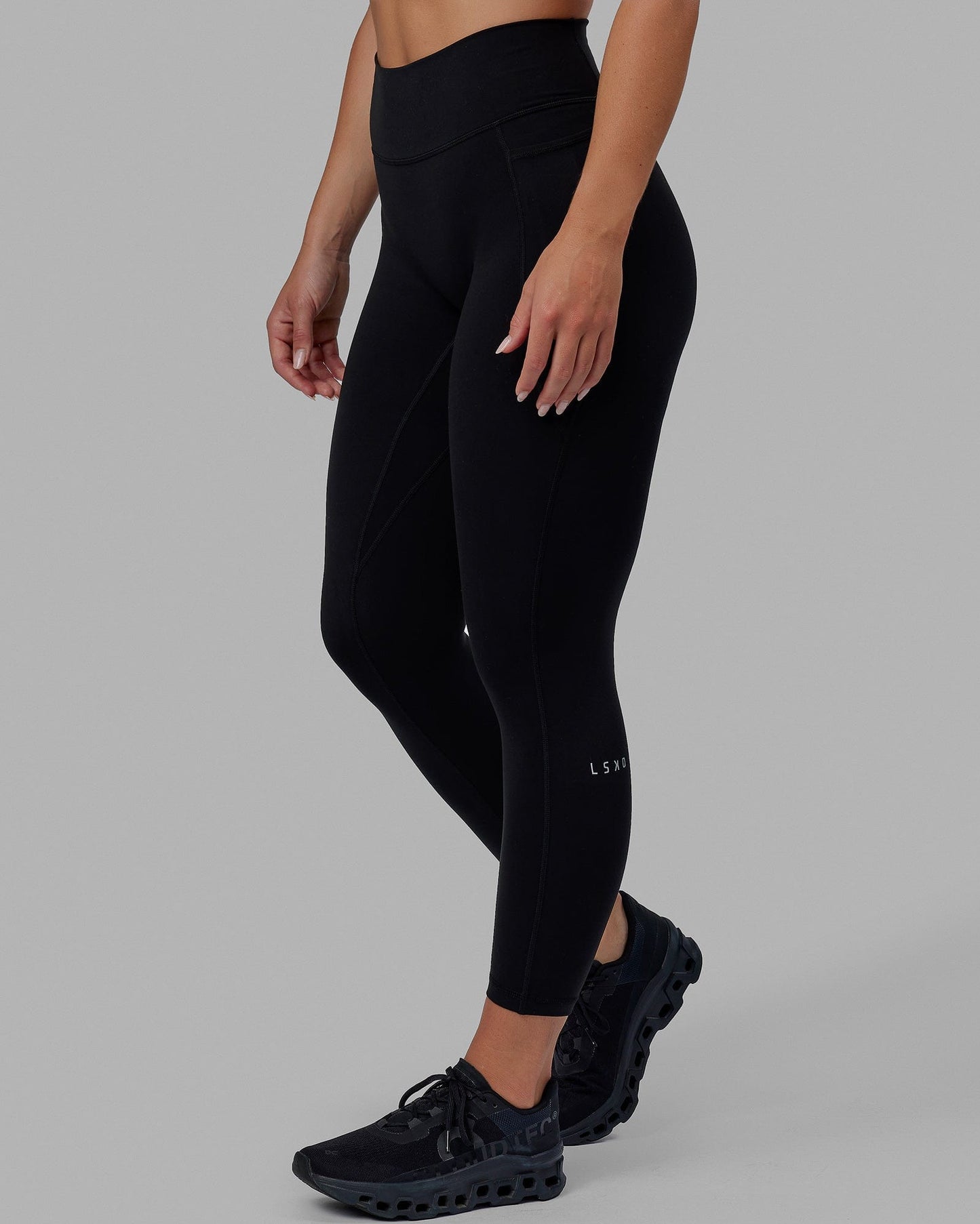 Fusion 7/8 Length Tight With Pockets - Black
