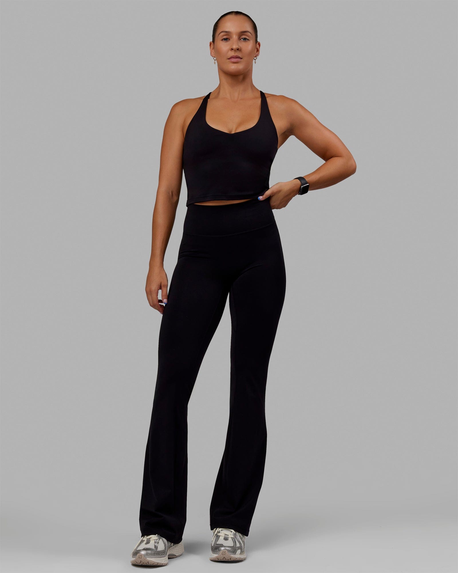 Woman wearing Movement Active Tank - Black