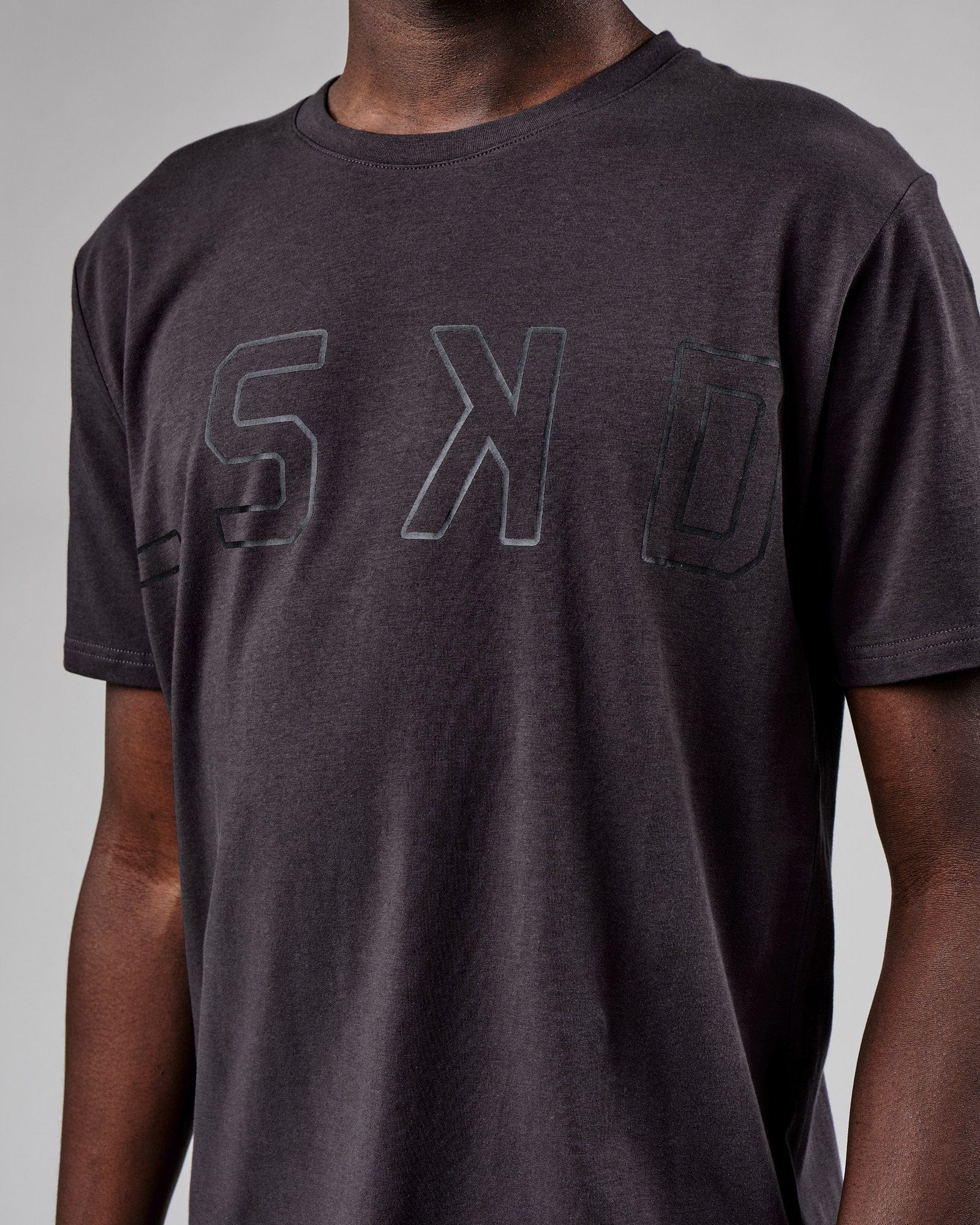 Model wearing Expand FLXCotton Tee - Phantom