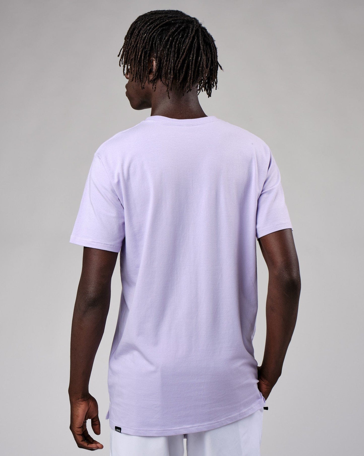 Model wearing Expand FLXCotton Tee - Cosmic Sky