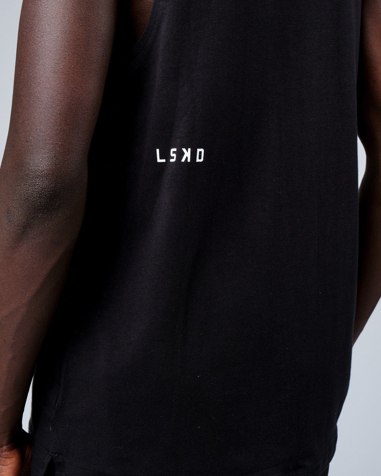 Model wearing Rival FLXCotton Training Fit Tank - Black