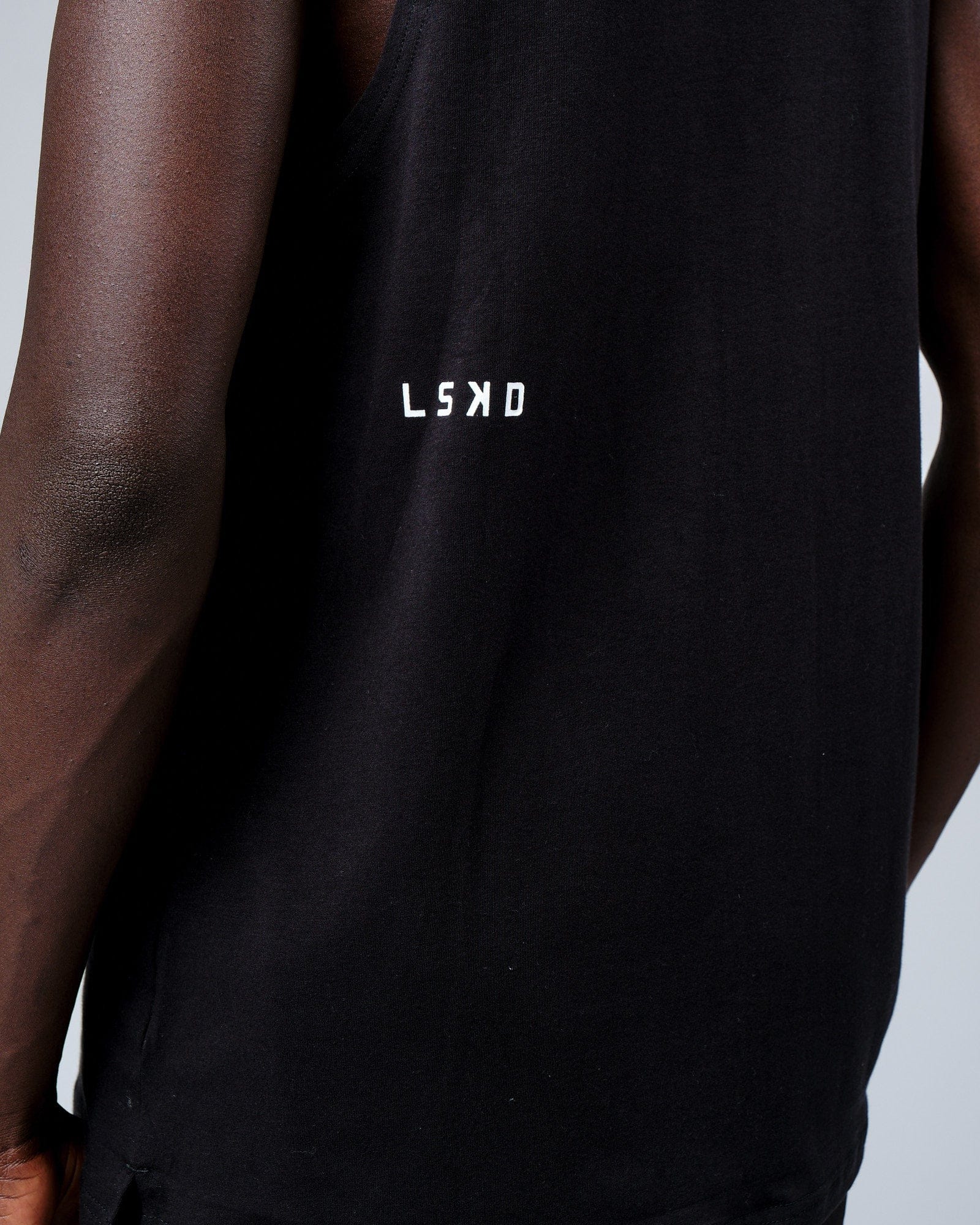 Model wearing Rival FLXCotton Training Fit Tank - Black