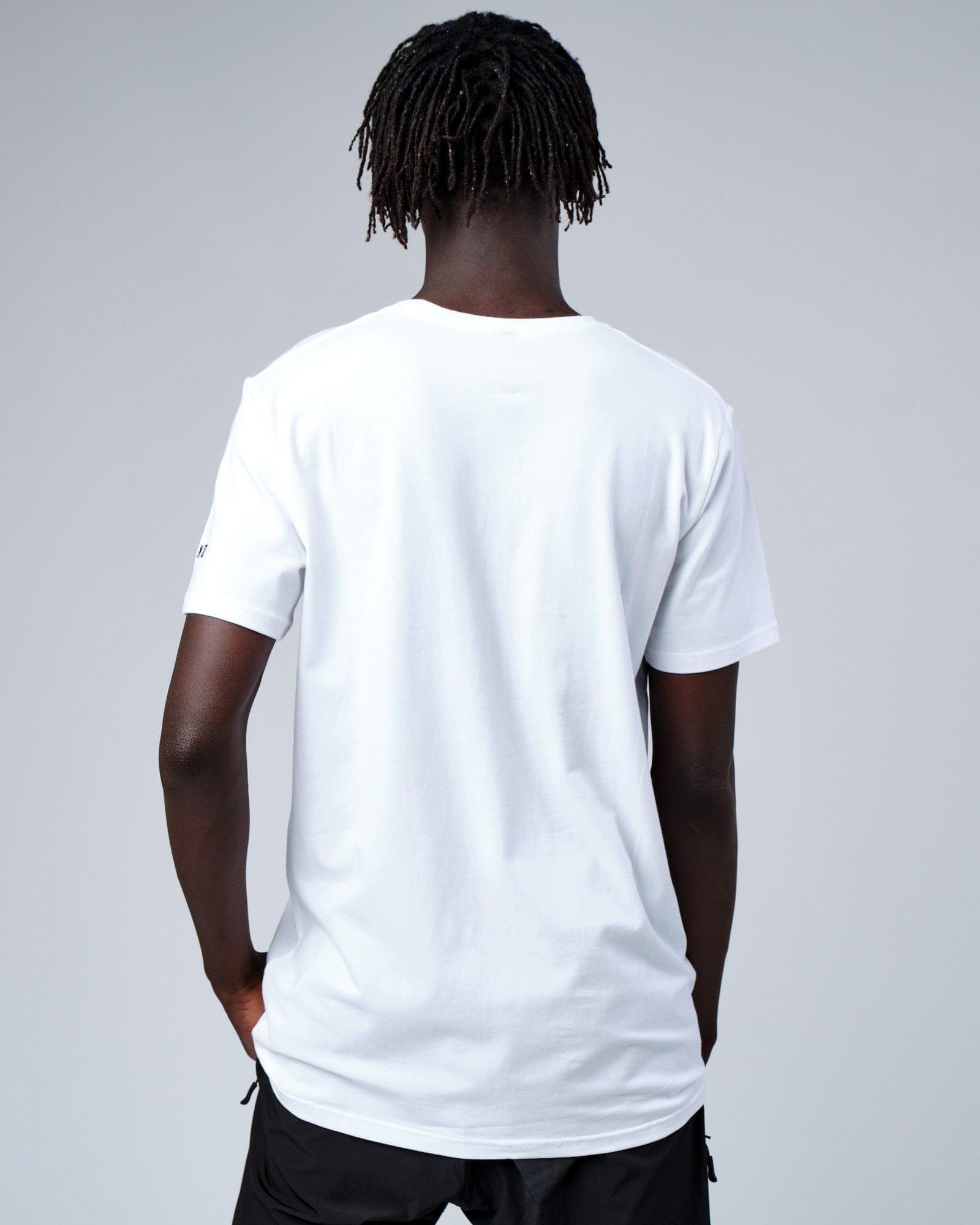 Model wearing Rival FLXCotton Training Fit Tee - White