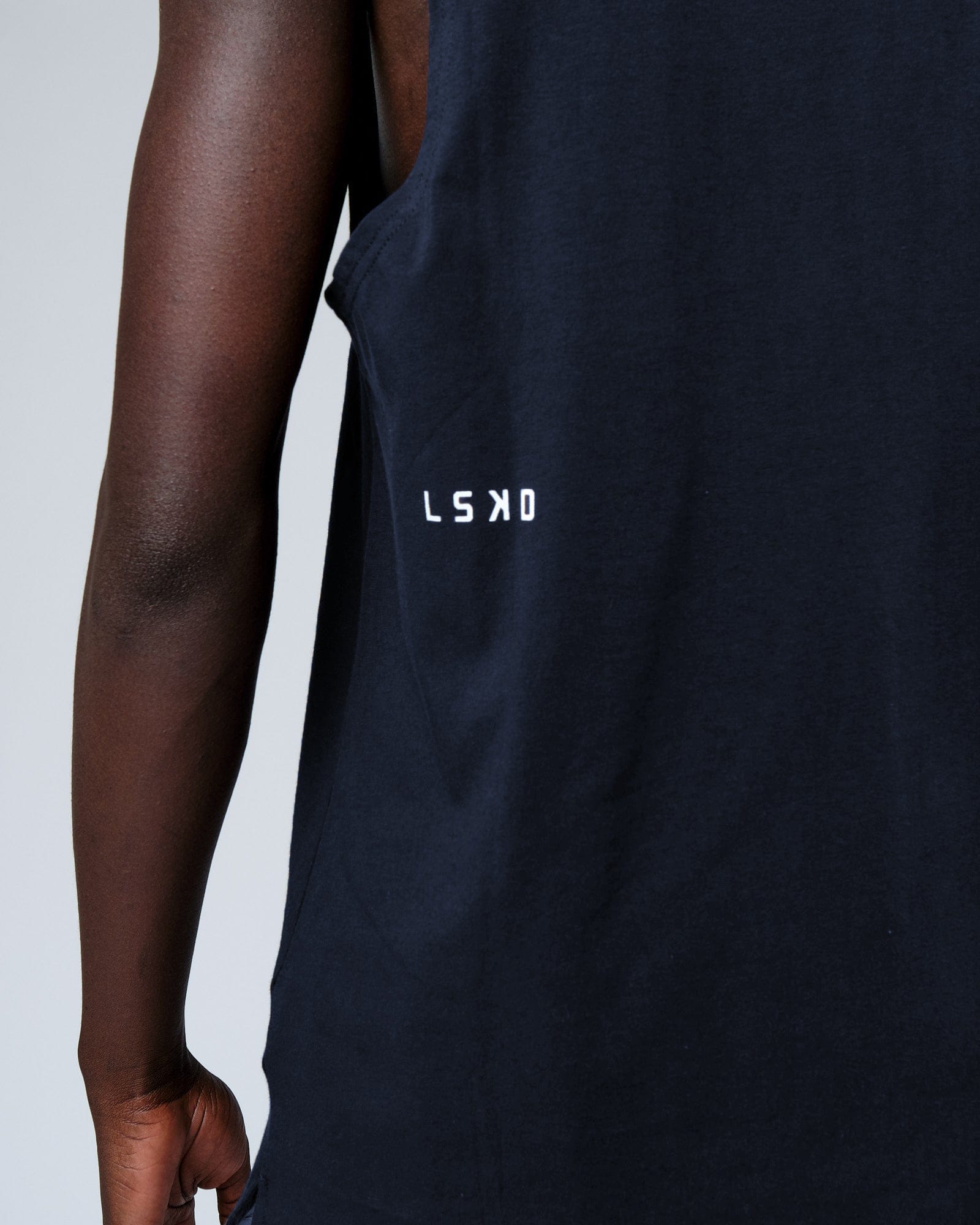 Model wearing Rival FLXCotton Training Fit Tank - Carbon