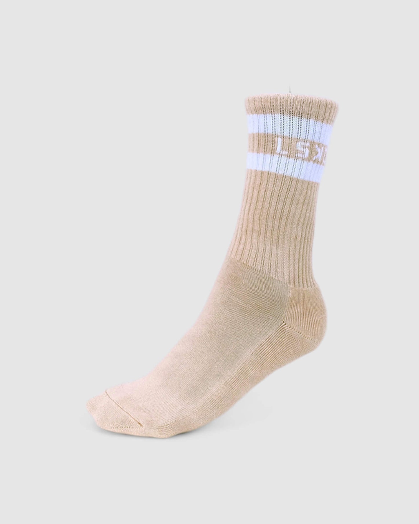 Model wearing A-Line Sock - Nude