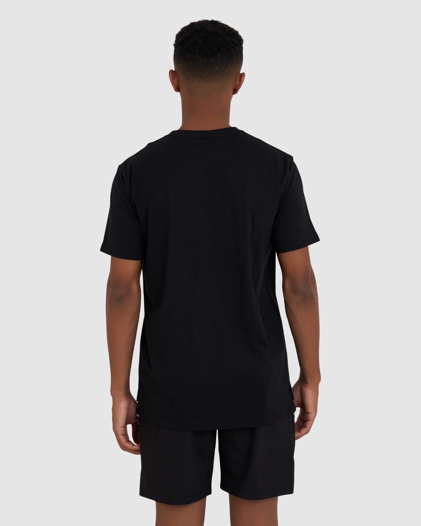 Model wearing Streets Tee - Black