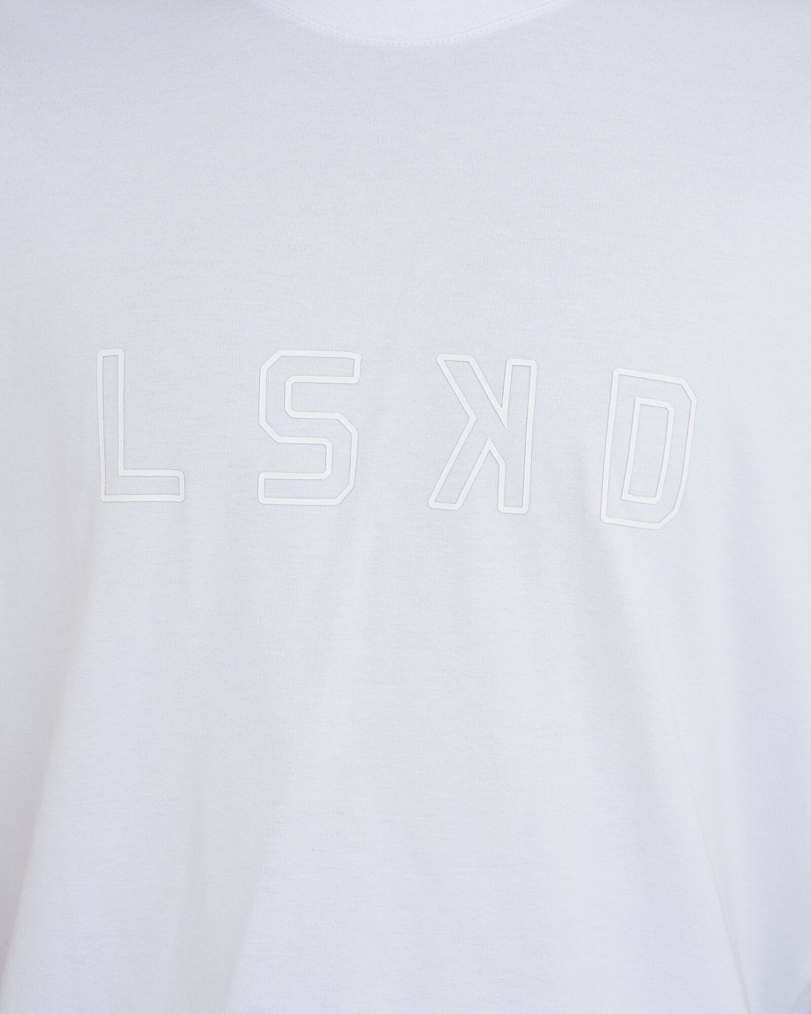 Model wearing Tidy Tank - White