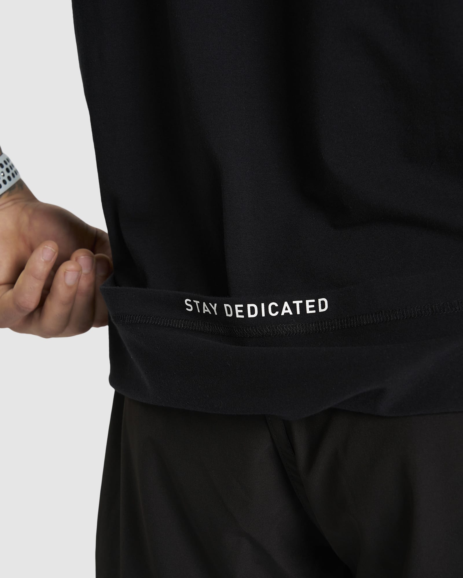 Model wearing LSKD x LM Tee - Black