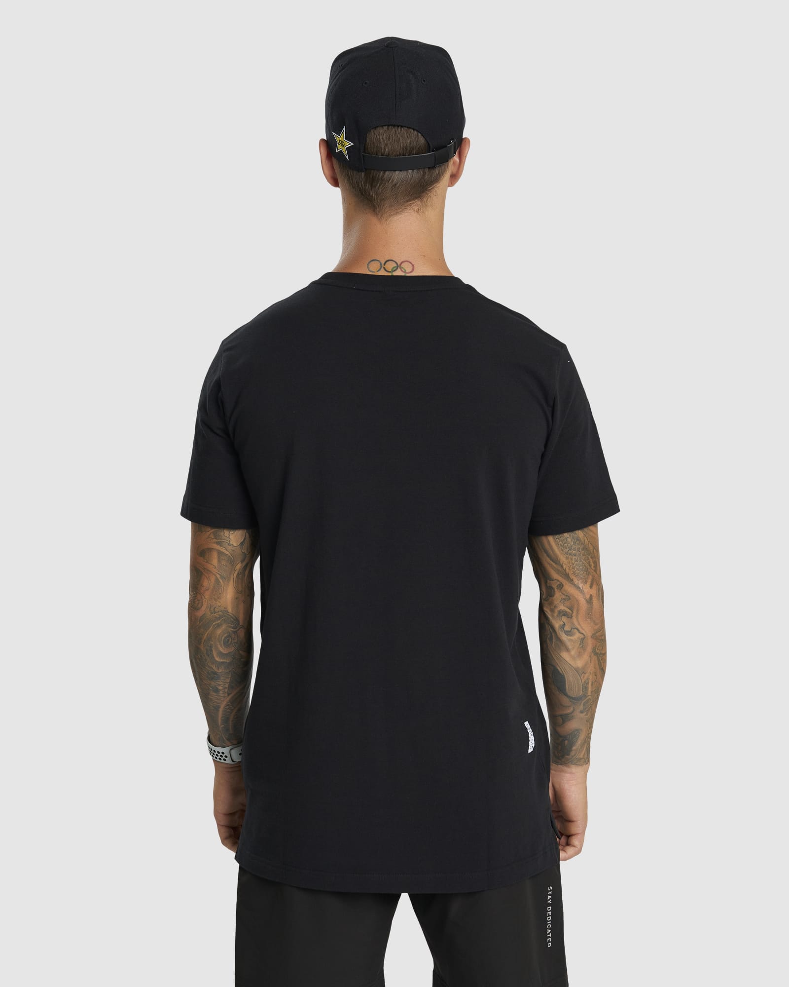 Model wearing LSKD x LM Tee - Black