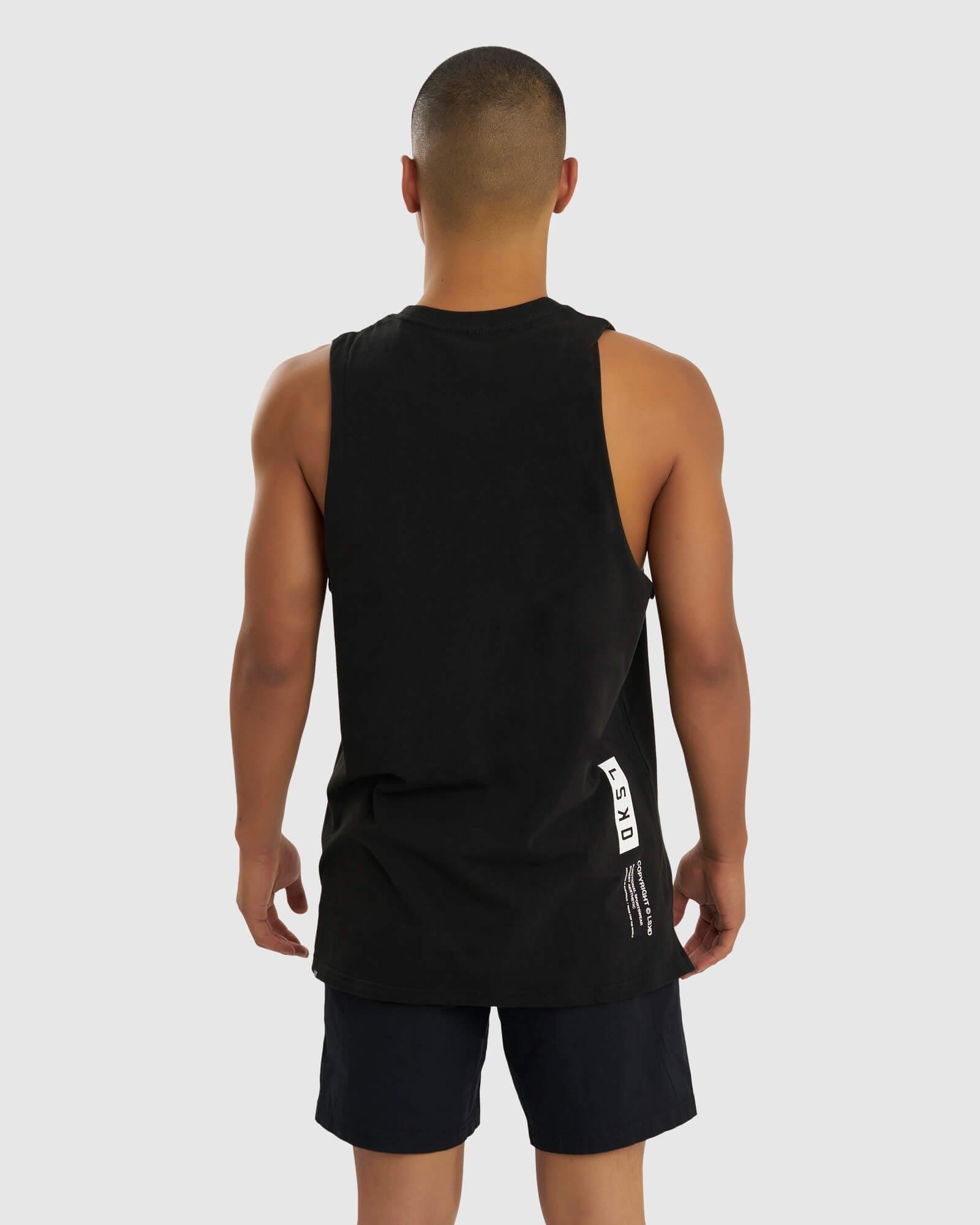 Model wearing Form Tank - Black