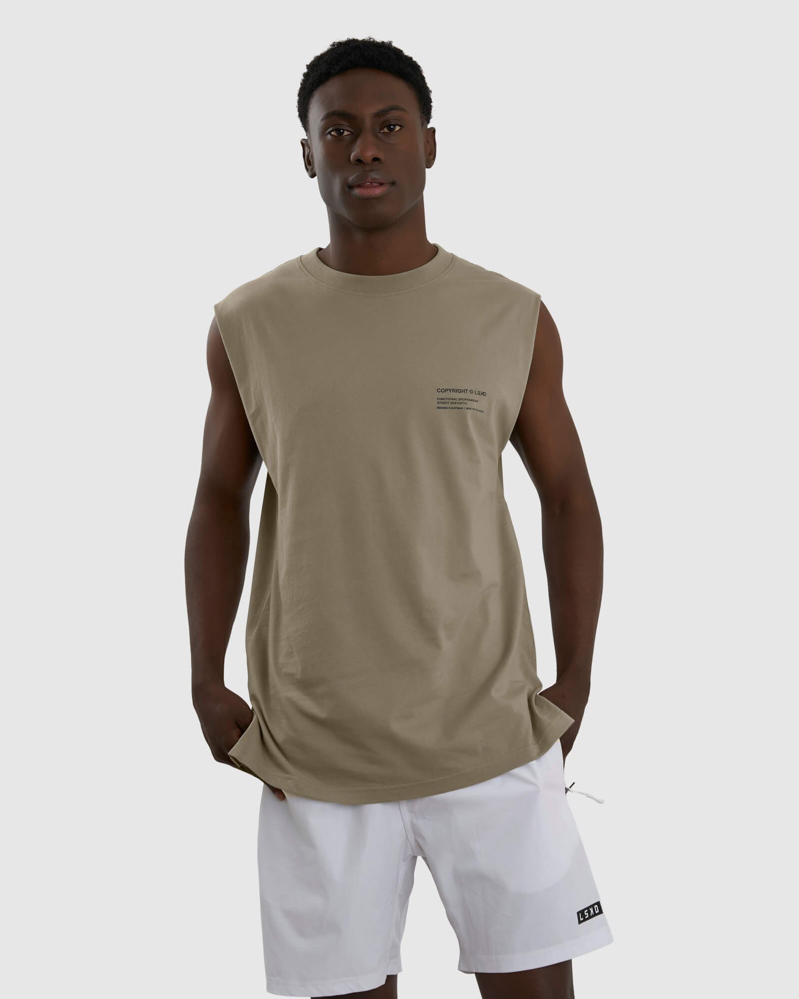 Model wearing Official Tank - Laurel Oak