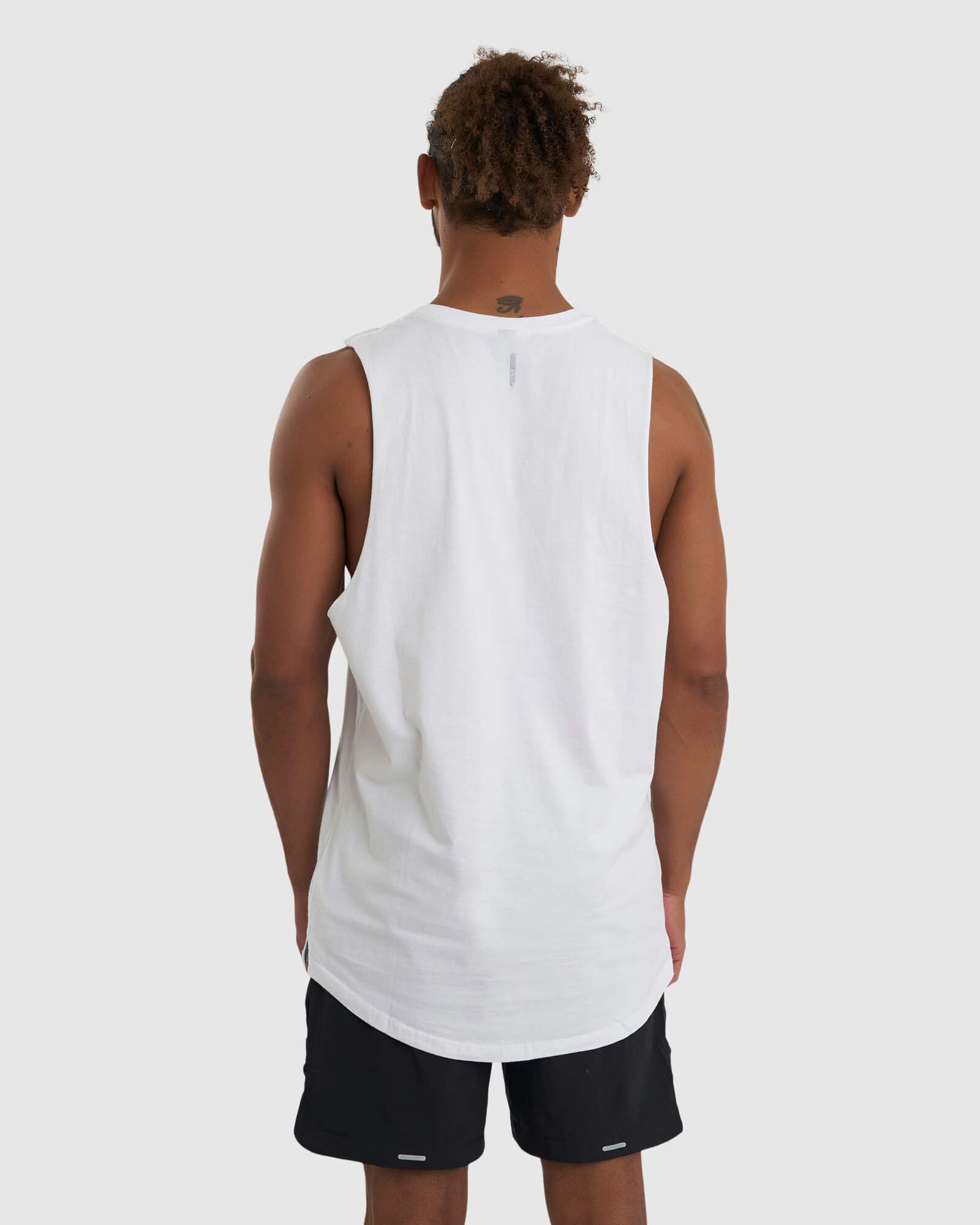 Model wearing Power FLXDRY Performance Tank - White