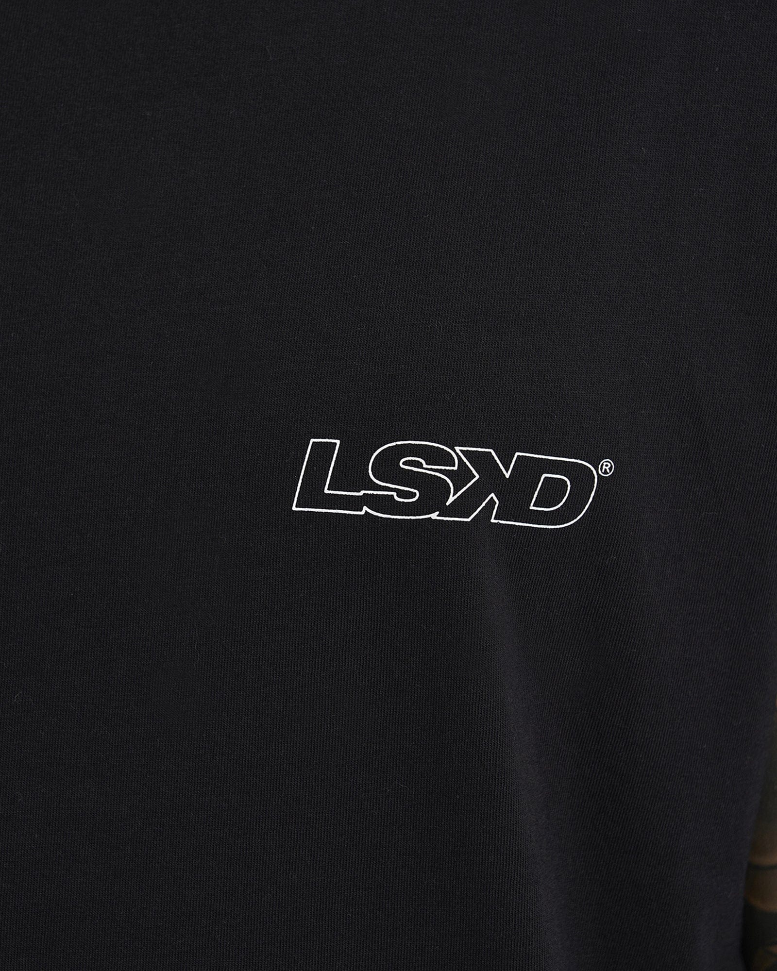 Model wearing Attack Tank - Black