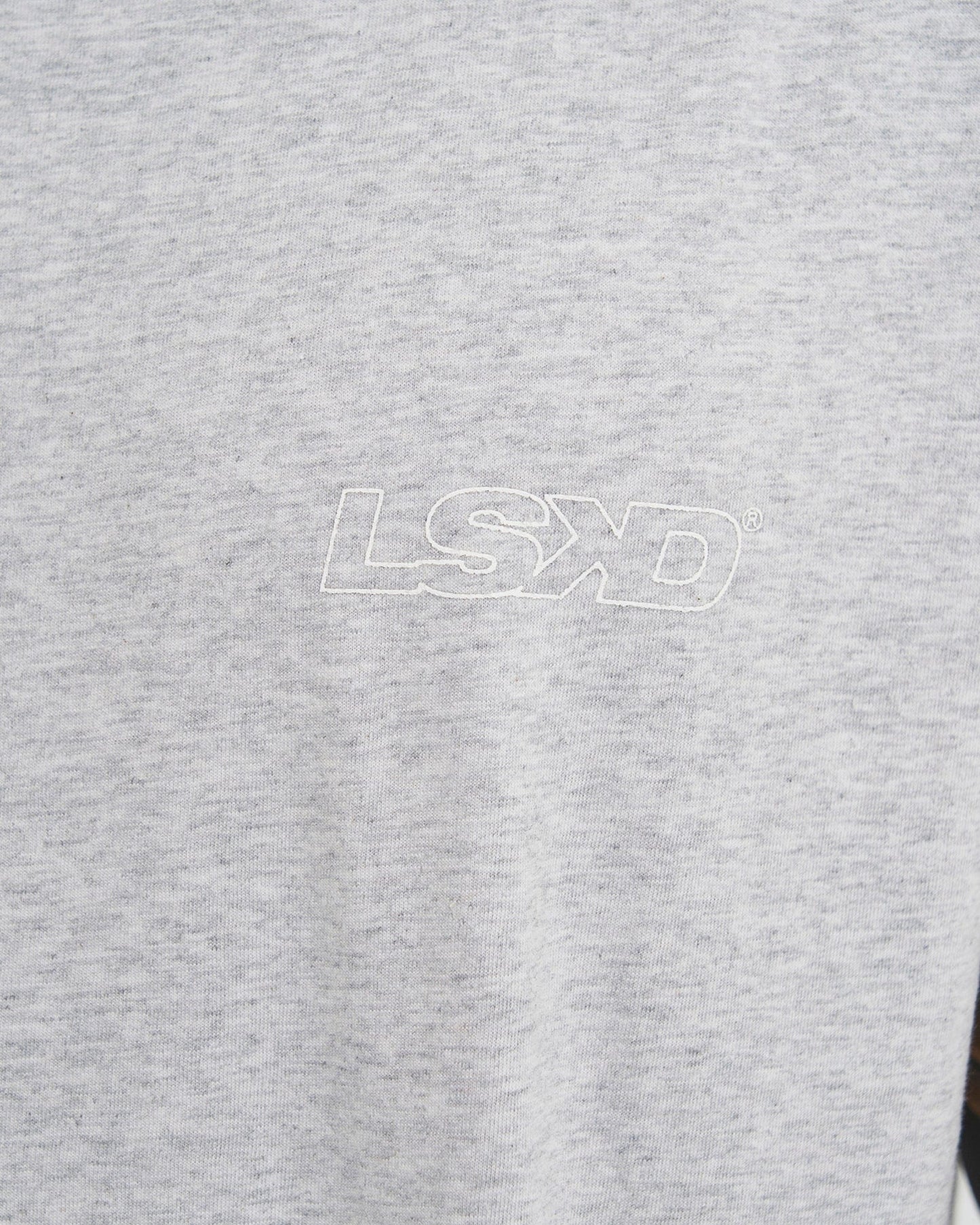 Model wearing Attack Tank - Lt Grey Marl