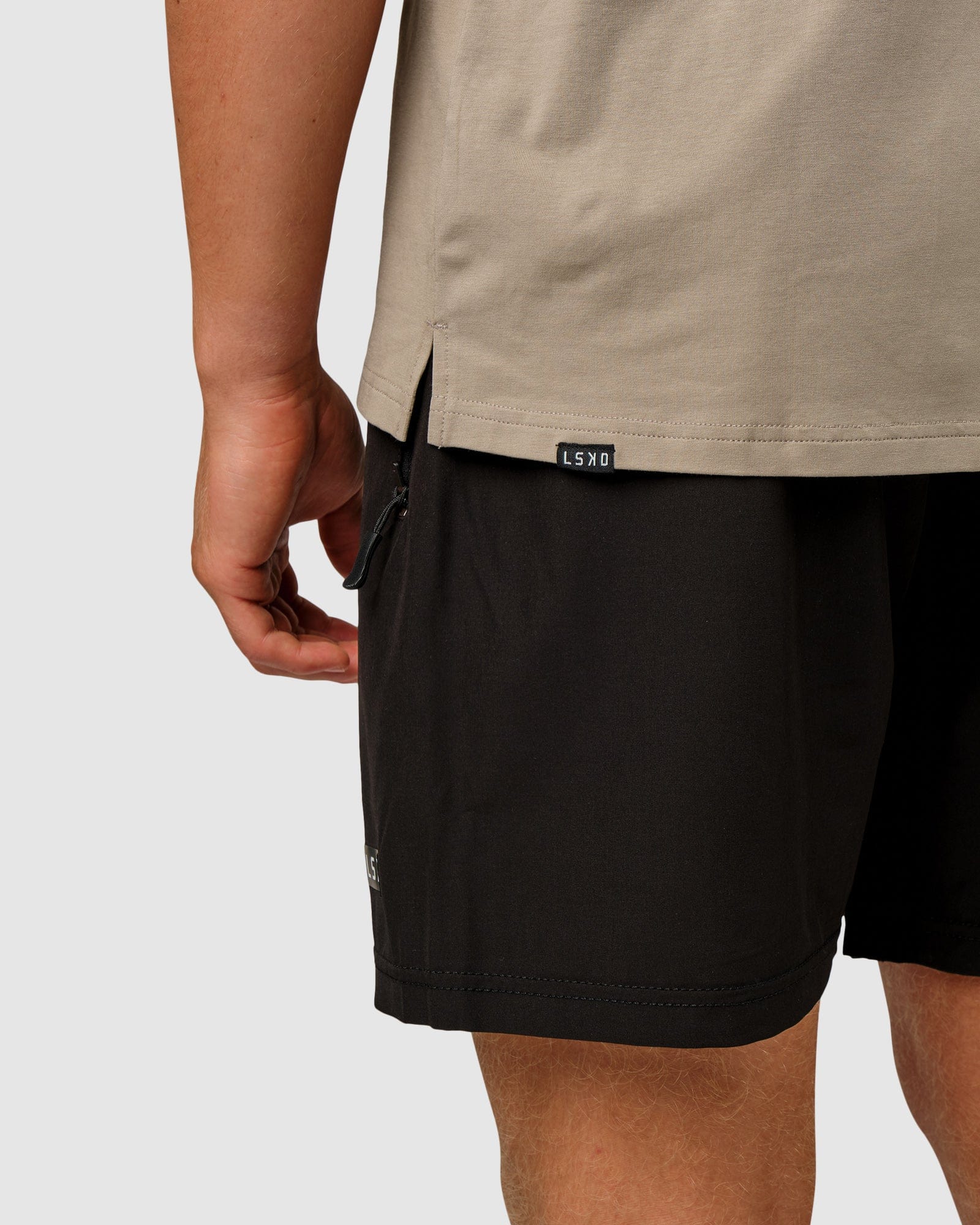 Model wearing Expand FLXCotton Training Fit Tank - Laurel Oak