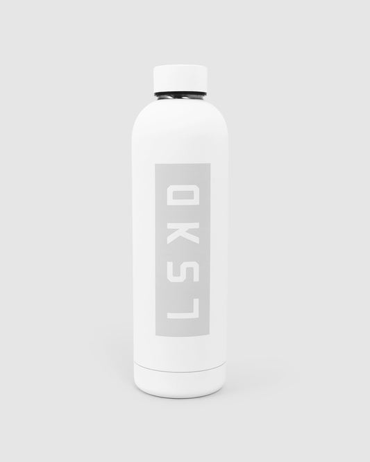 Model wearing Blocky Bottle Insulated Stainless Steel 750ml Gift - White Grey