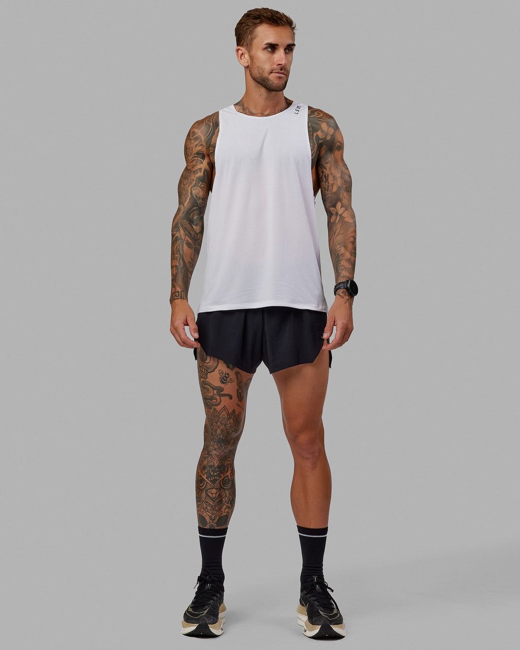 Race Day 3" Lined Running Shorts - Black