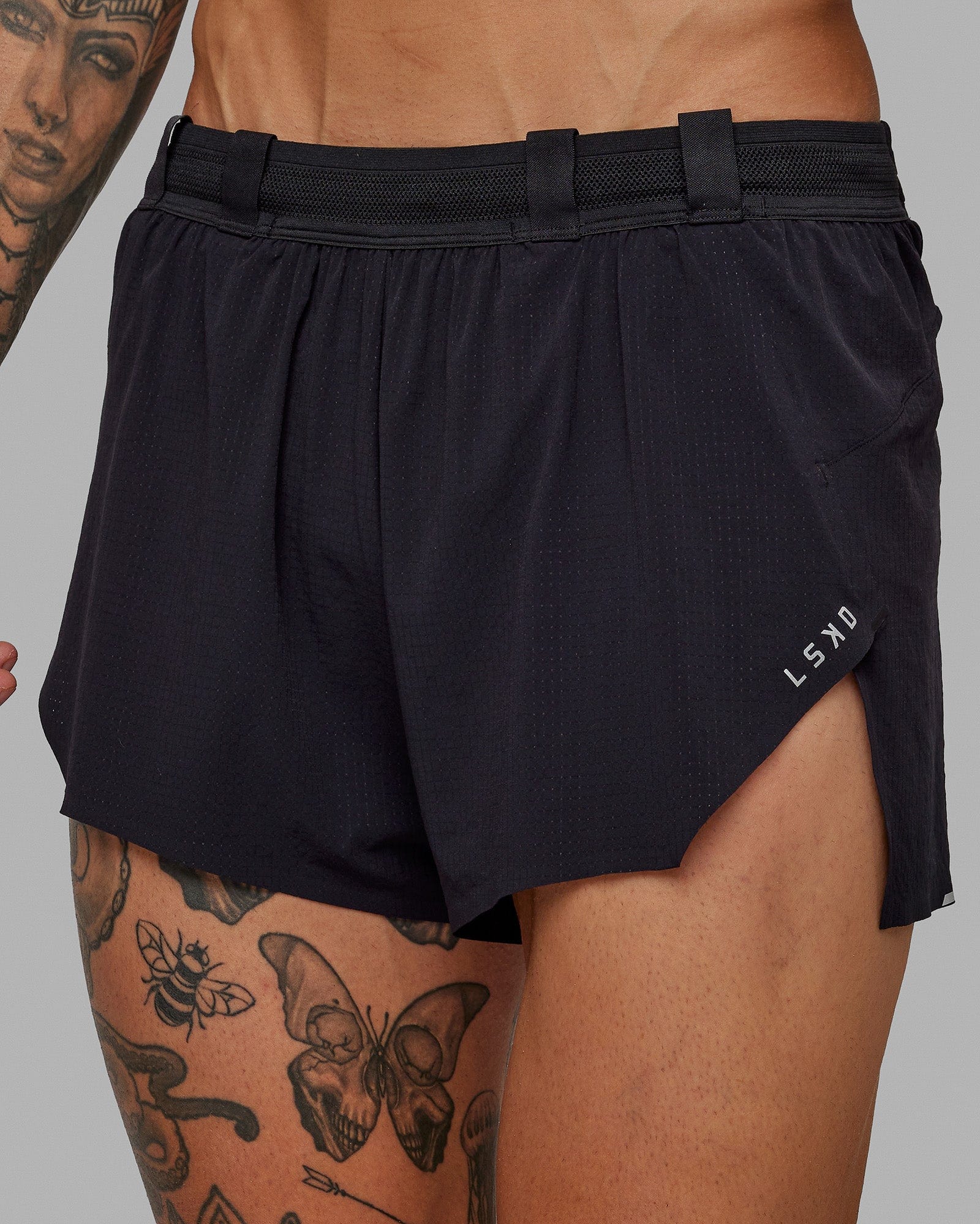 Race Day 3" Lined Running Shorts - Black