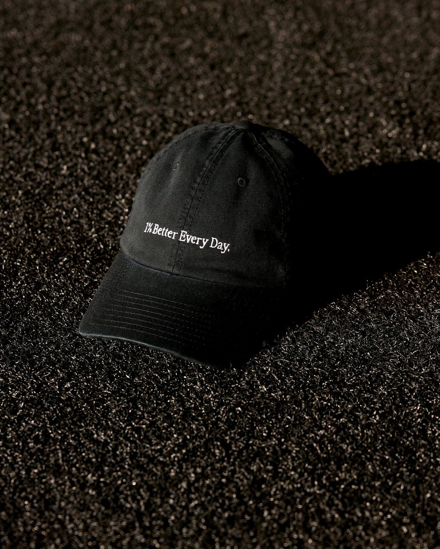 Washed 1% Better Cap - Black-White