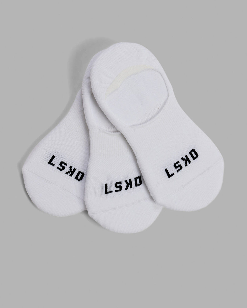 Performance No Show Socks 3 Pack - White