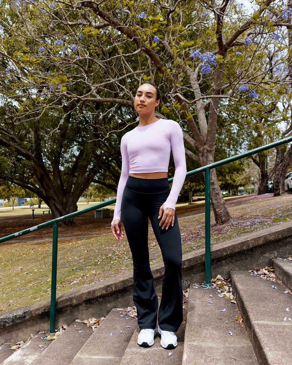 Fusion Everyday Flared Tights - Black