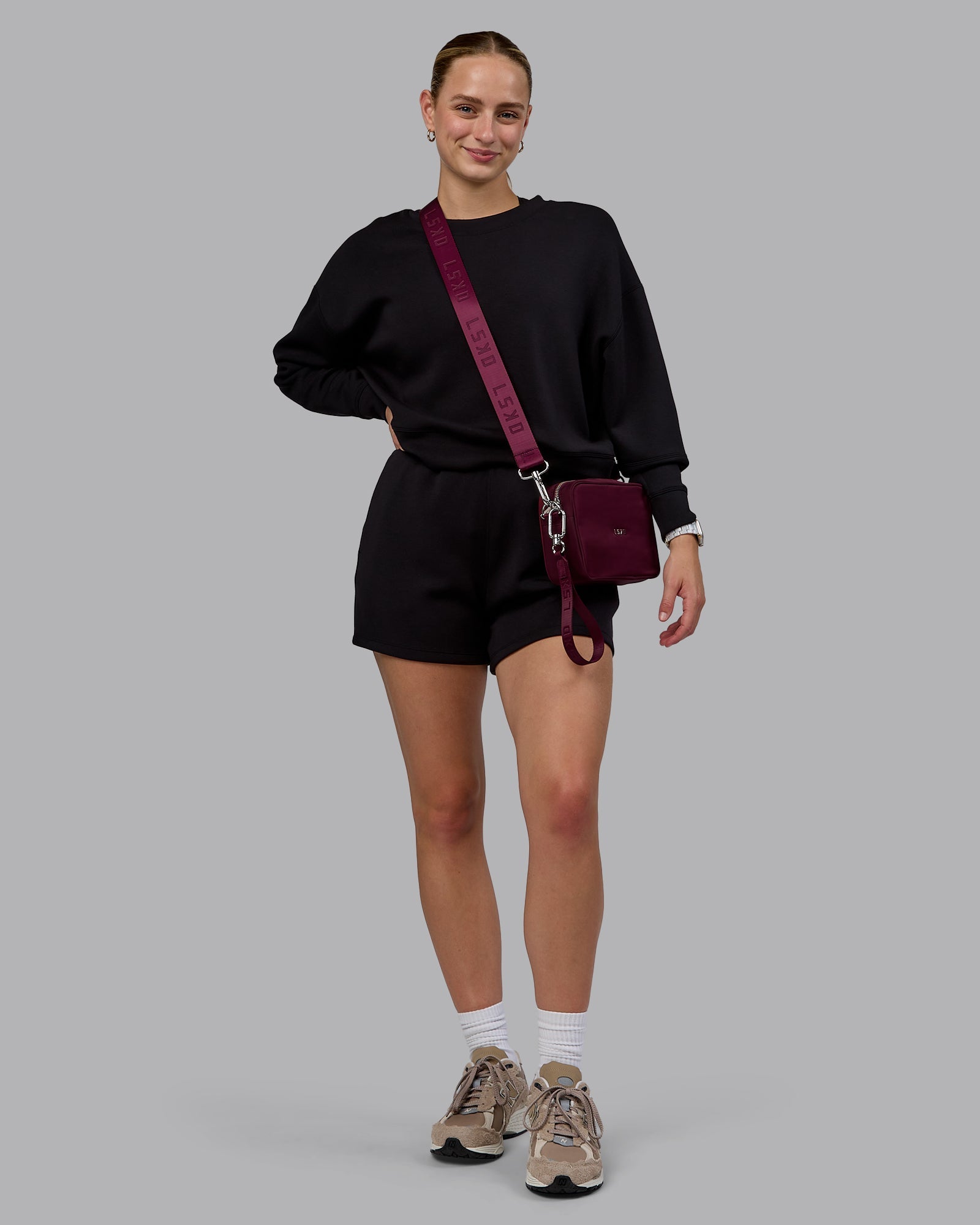 Go-To Shoulder Bag - Dark Cherry