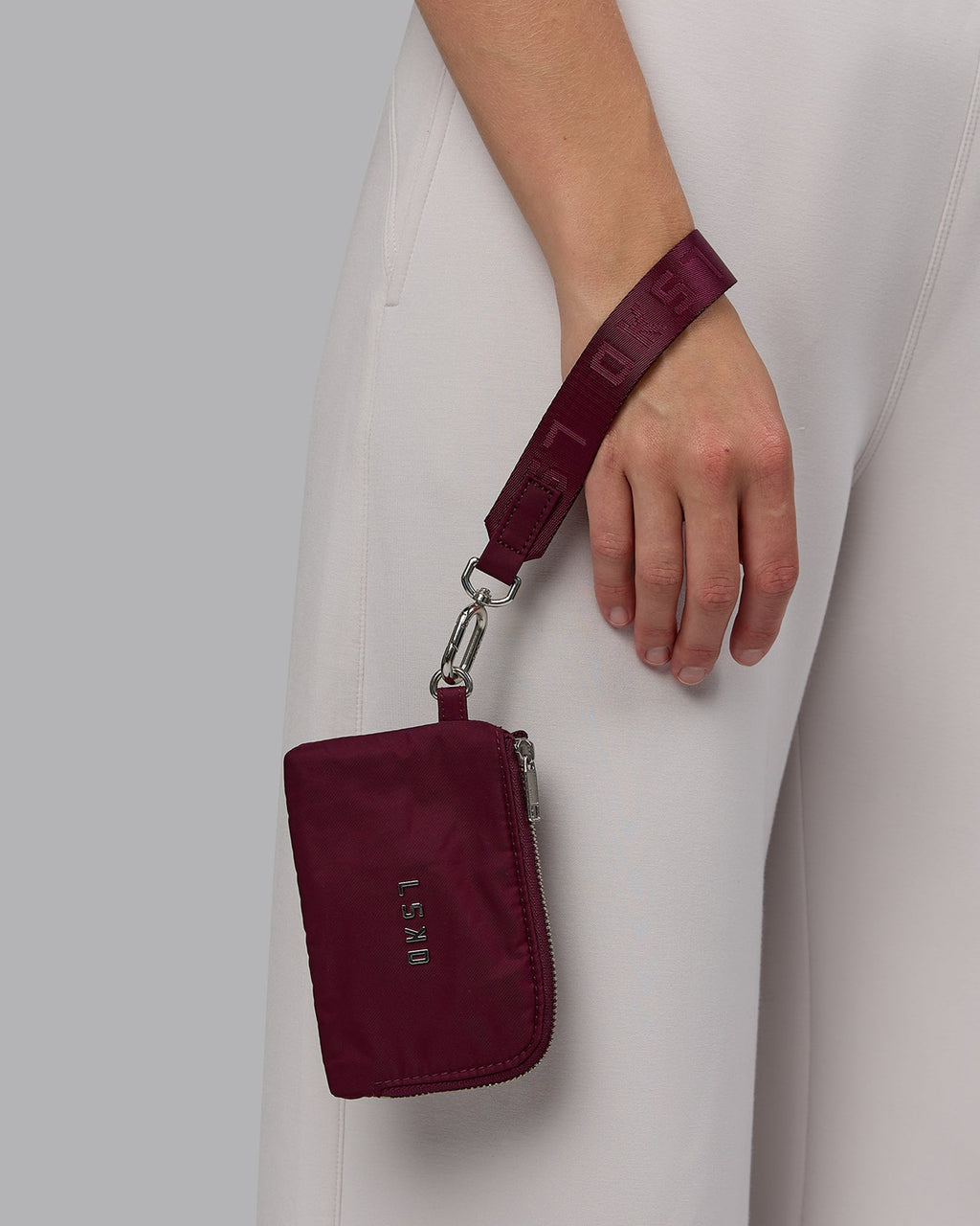 Go-To Wristlet Pouch - Dark Cherry