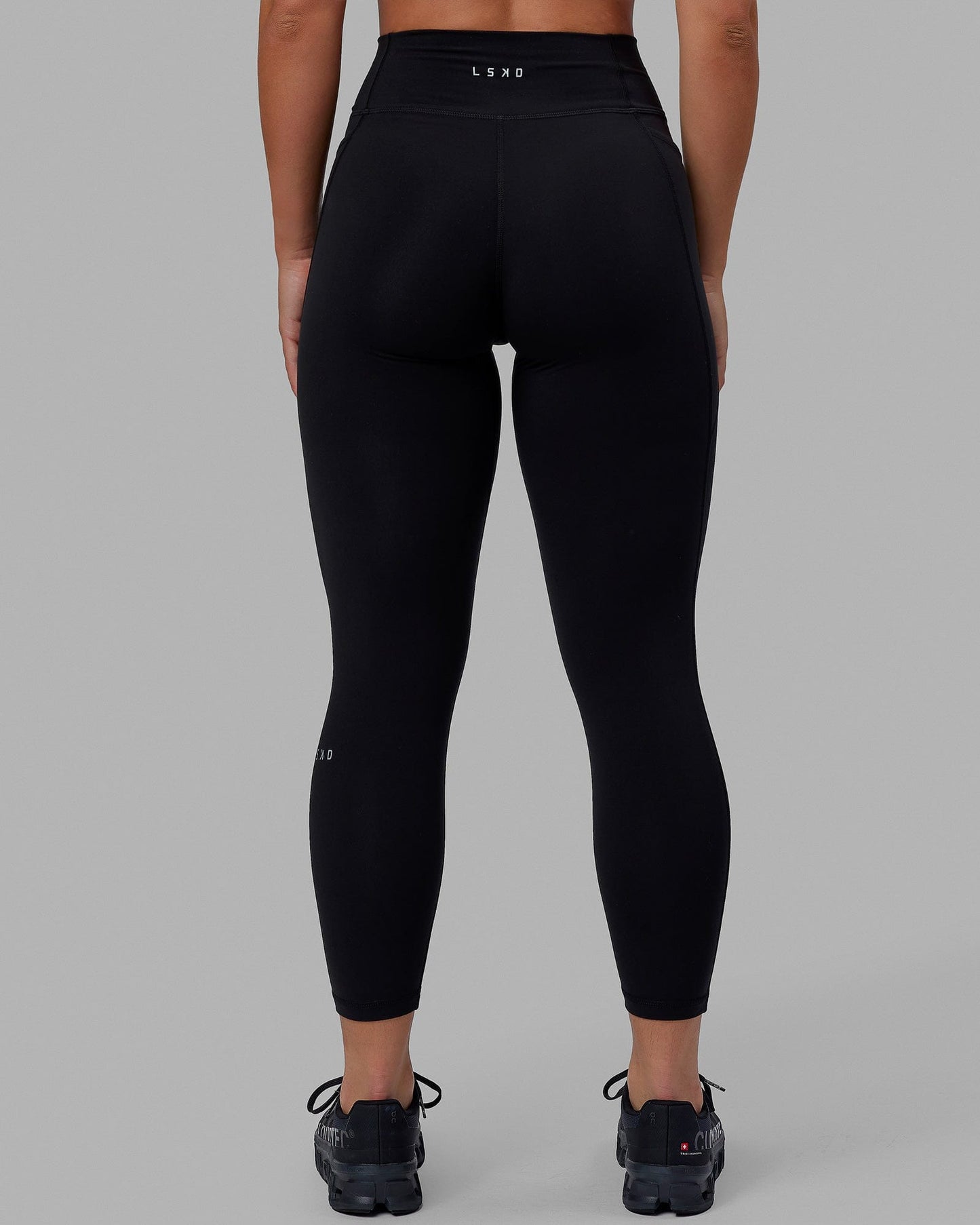 Fusion 7/8 Length Tight With Pockets - Black