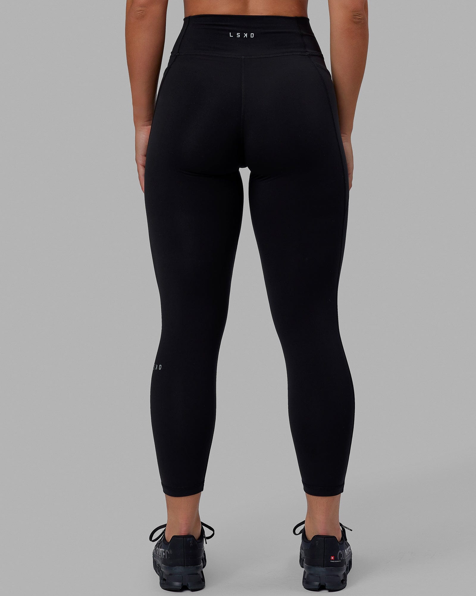 Fusion 7/8 Length Tight With Pockets - Black