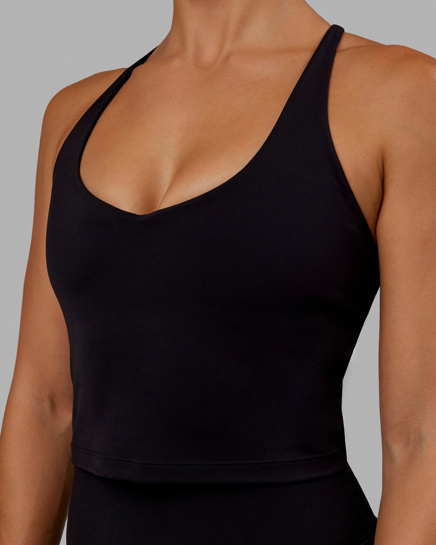 Woman wearing Movement Active Tank - Black