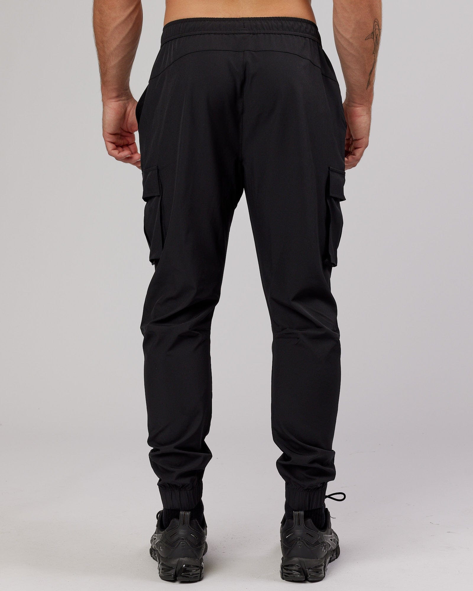 Energy Stretch Performance Cargo Joggers - Black