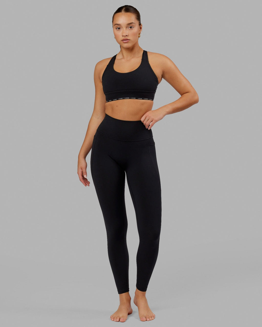Fusion Full Length Tight with Pockets - Black