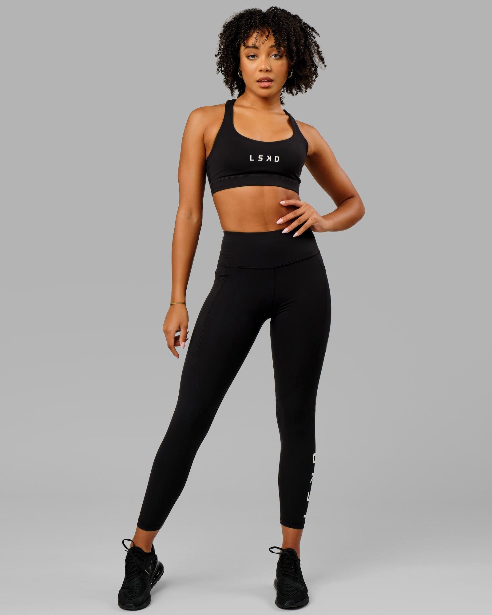 Rep 7/8 Length Tight - Black-White