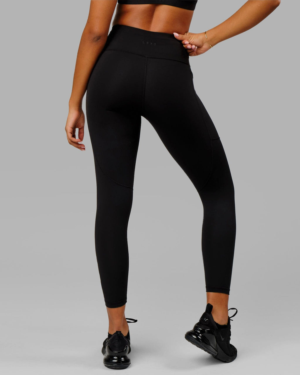 Rep 7/8 Length Tight - Black-White