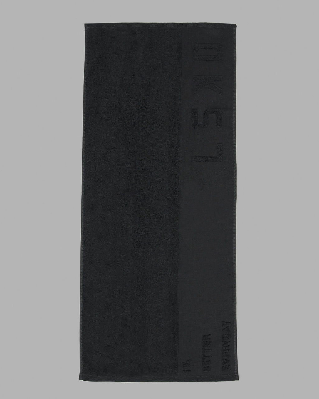 Rep Cotton Towel - Black