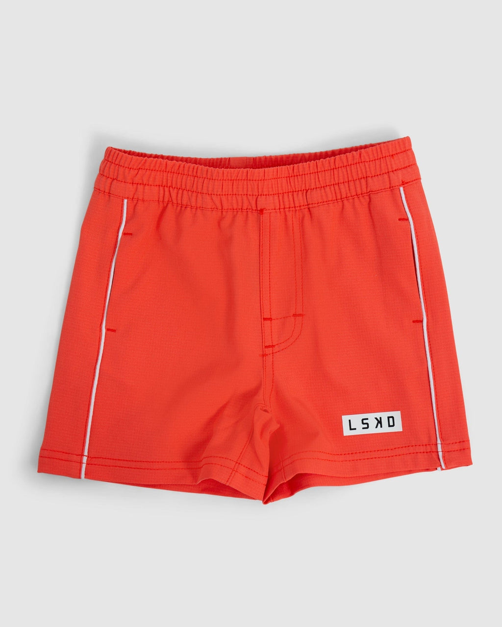 Model wearing Pipeline Short (00-8) - Fruit Punch