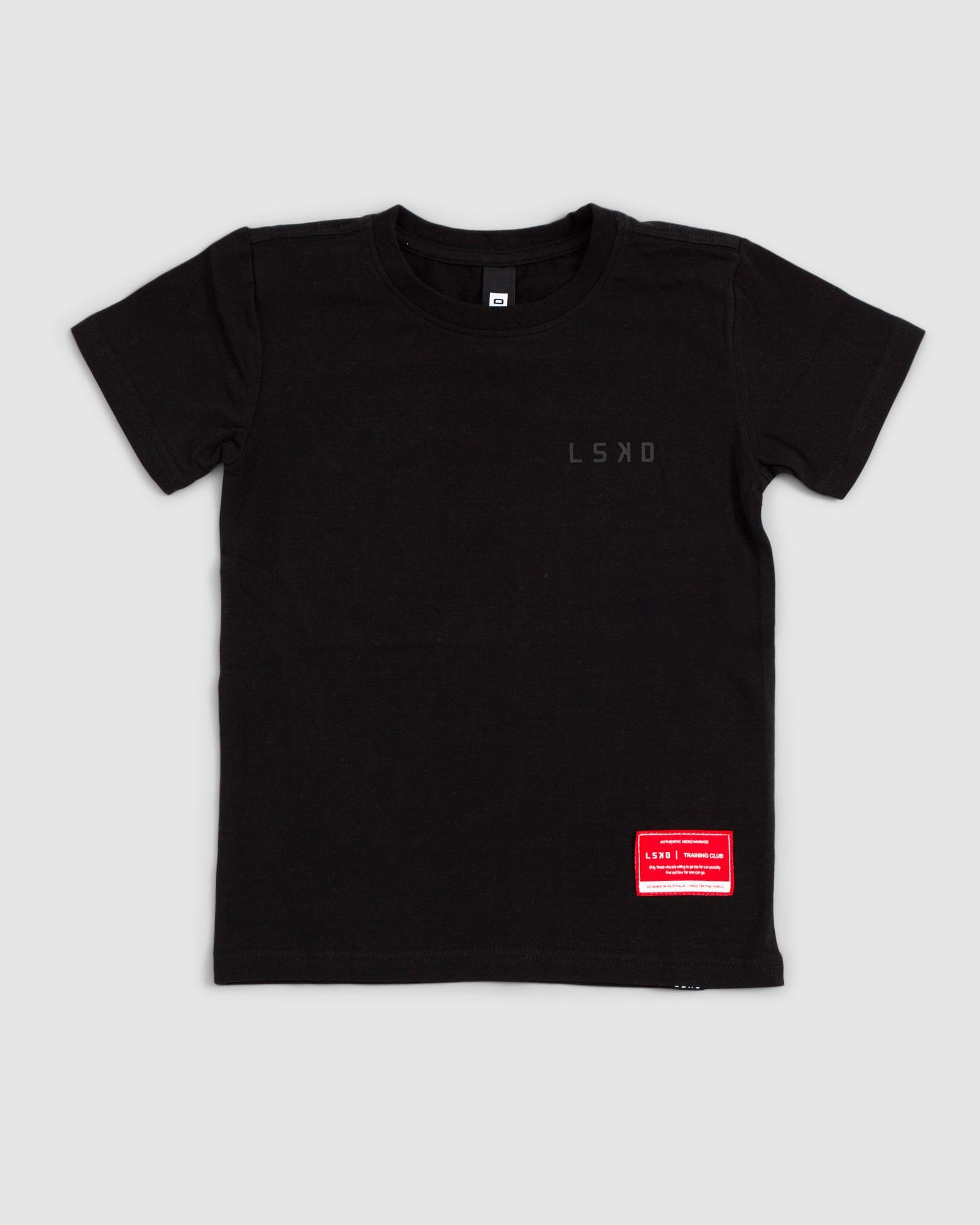 Model wearing Authentic Tee (00-8) - Black