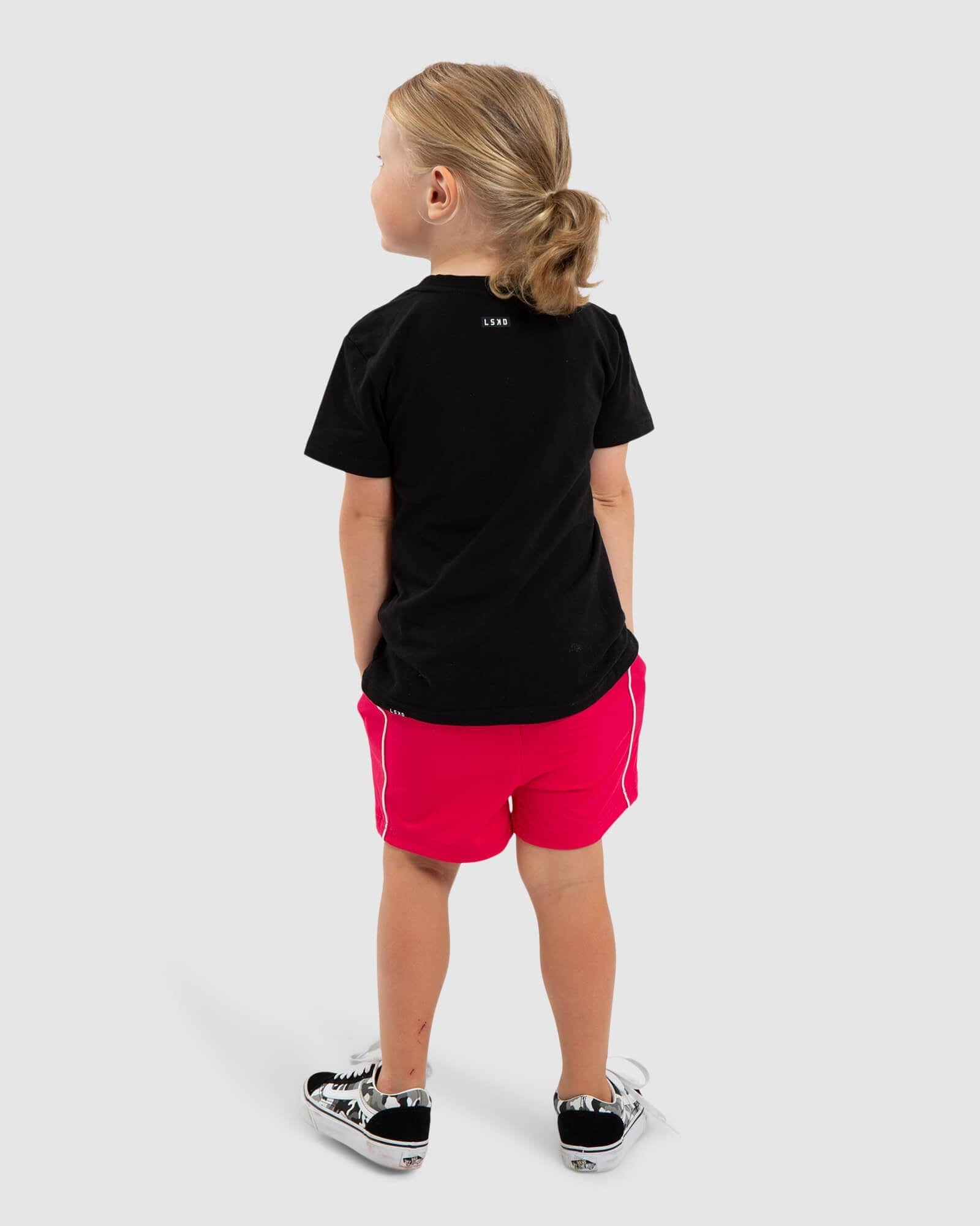 Model wearing Authentic Tee (00-8) - Black