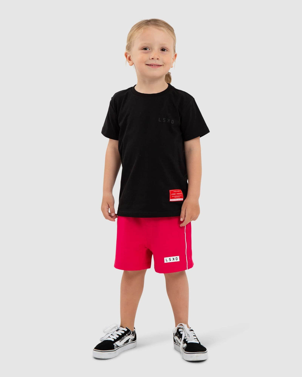 Model wearing Authentic Tee (00-8) - Black