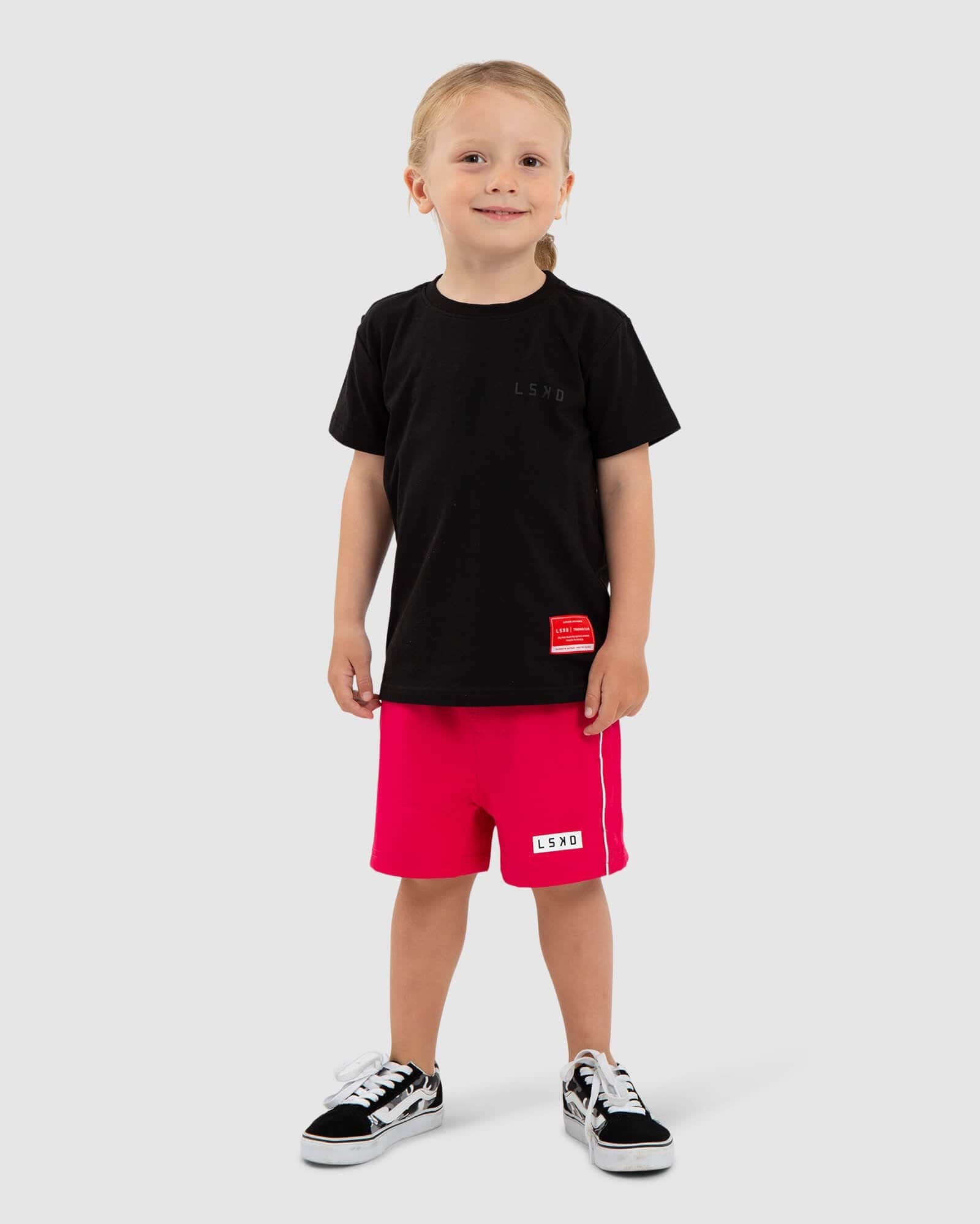 Model wearing Authentic Tee (00-8) - Black