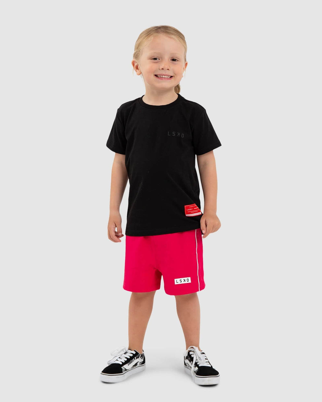 Model wearing Authentic Tee (00-8) - Black