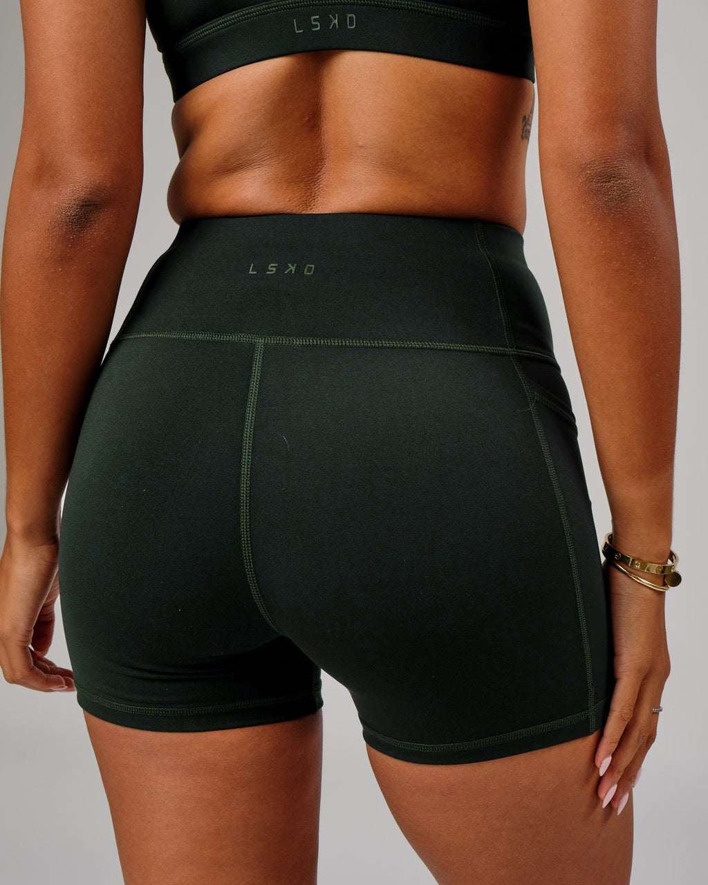 Model wearing Rep X-Short Tight - Forest