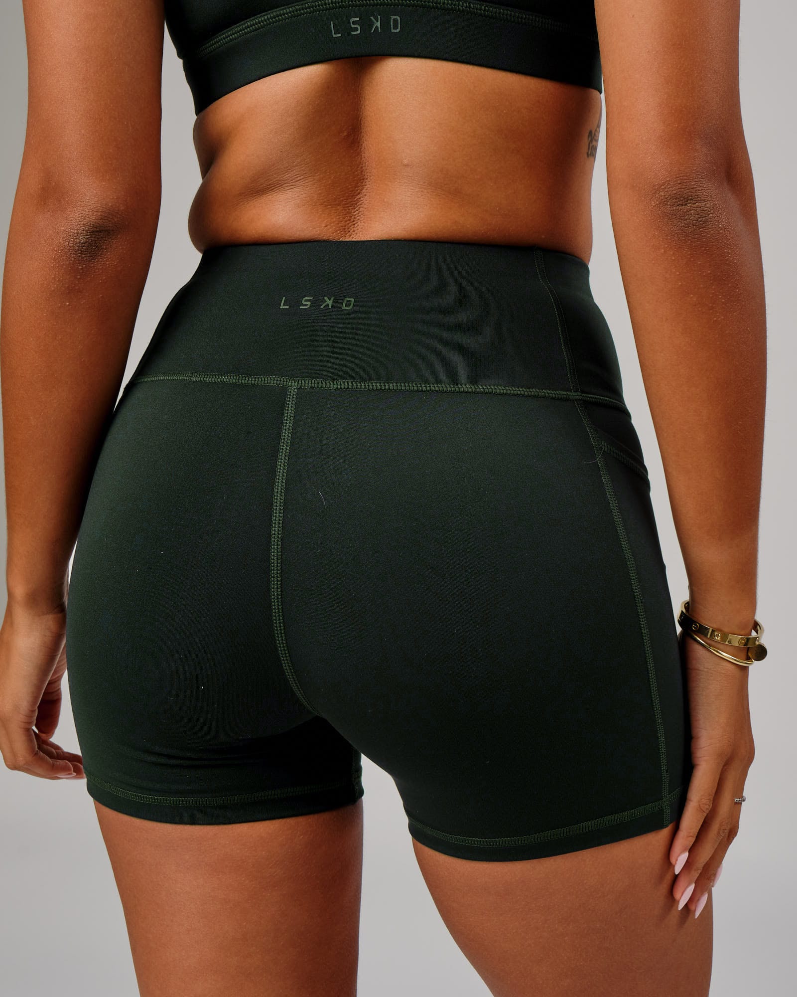 Model wearing Rep X-Short Tight - Forest