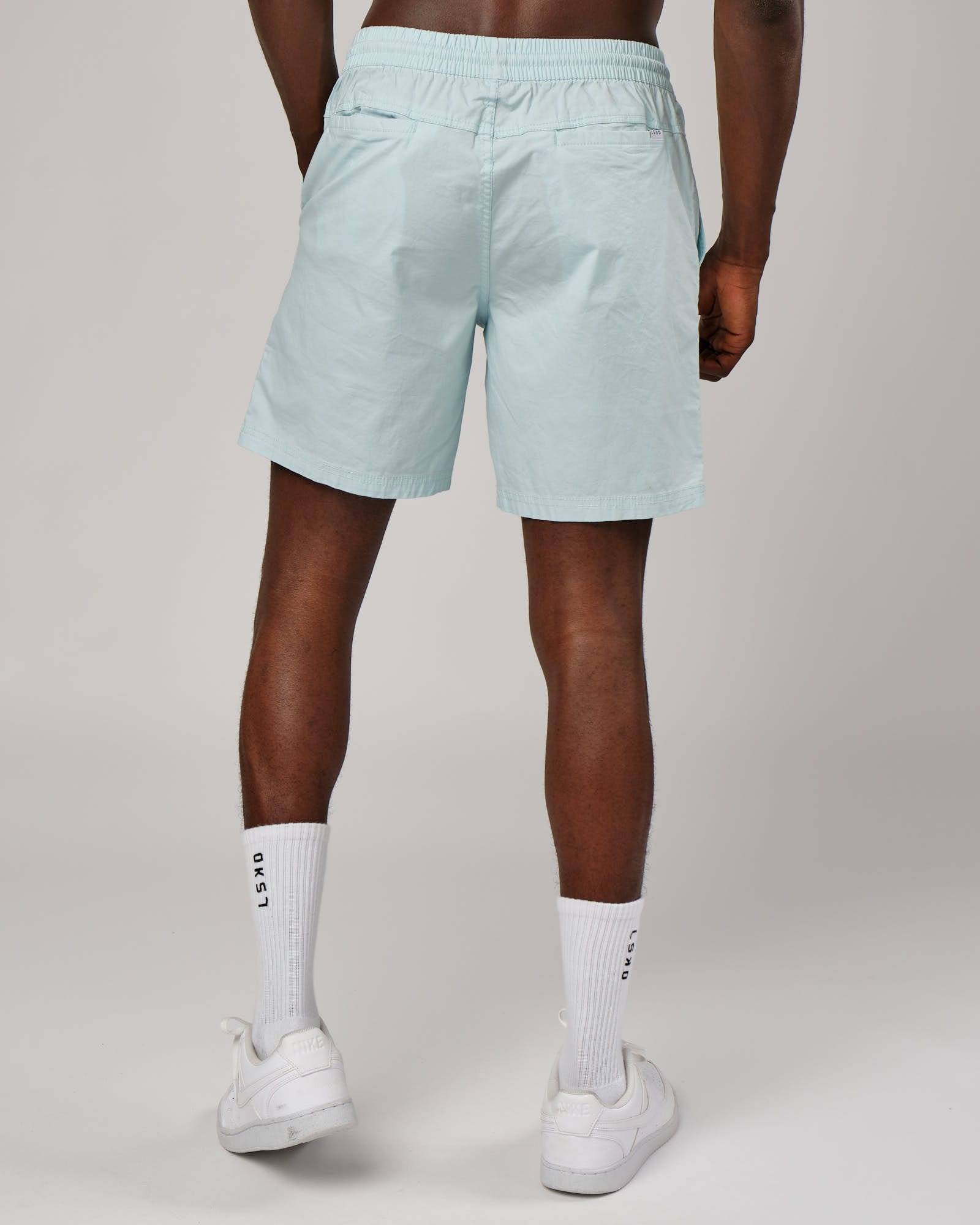 Model wearing Daily Short - Pastel Aqua