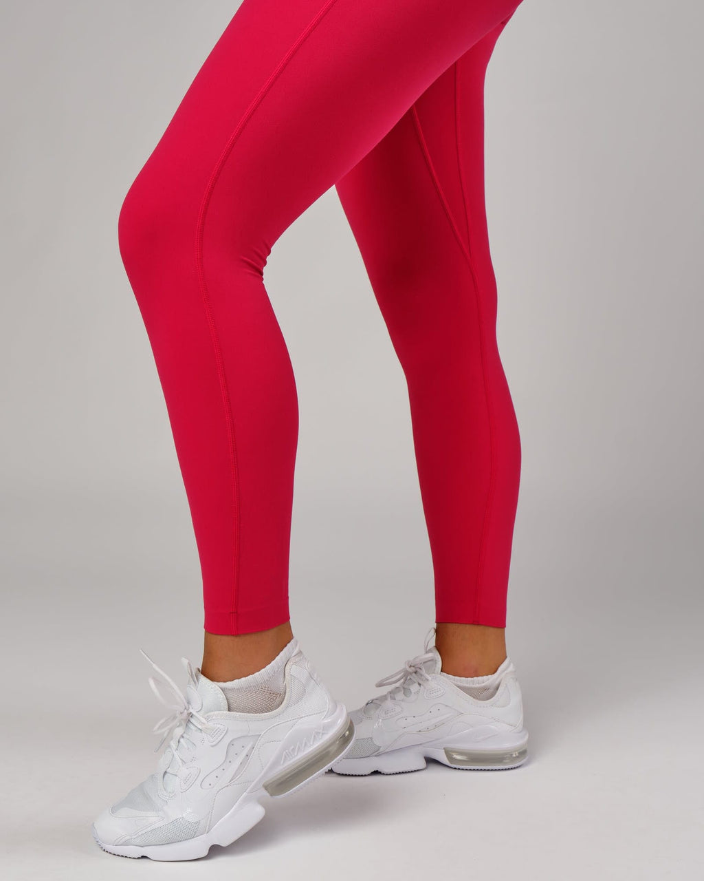 Model wearing Elixir Full Length Tight - Boysenberry No Logo